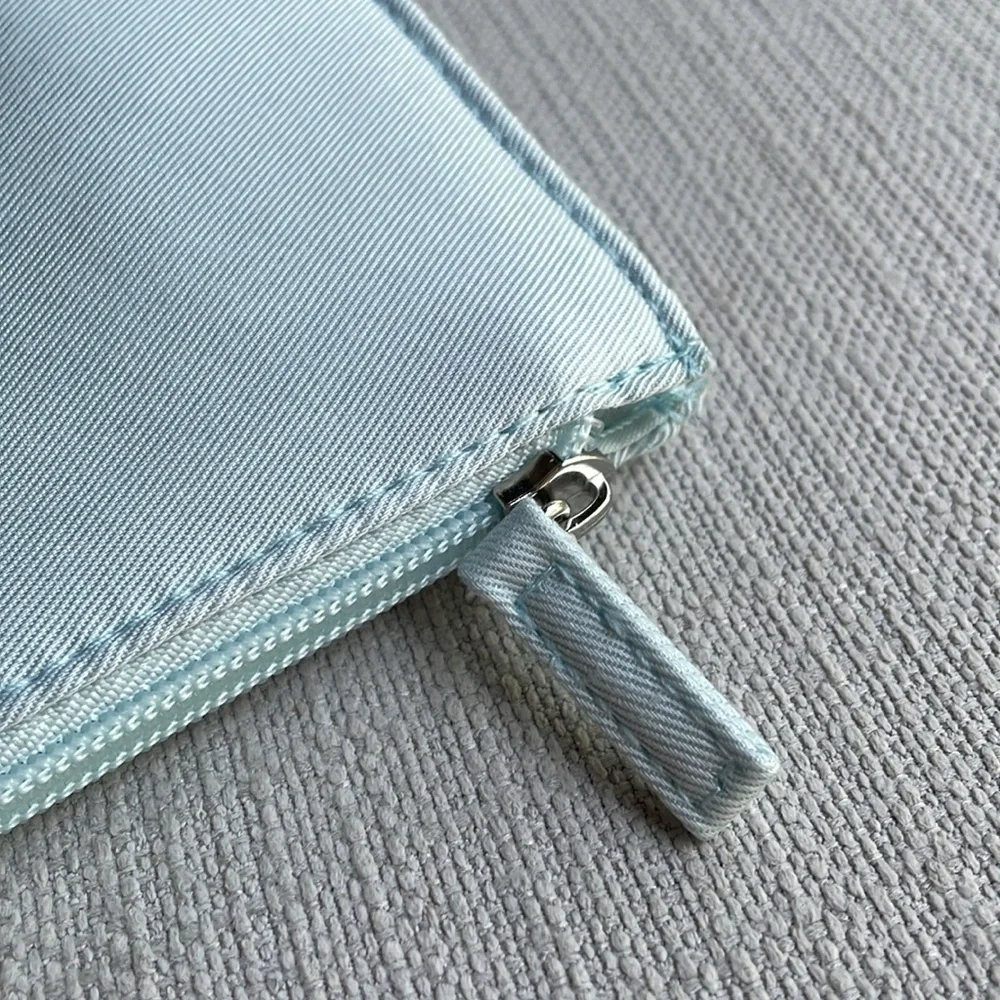 Fresh Sky Blue Cosmetic beauty Pouch